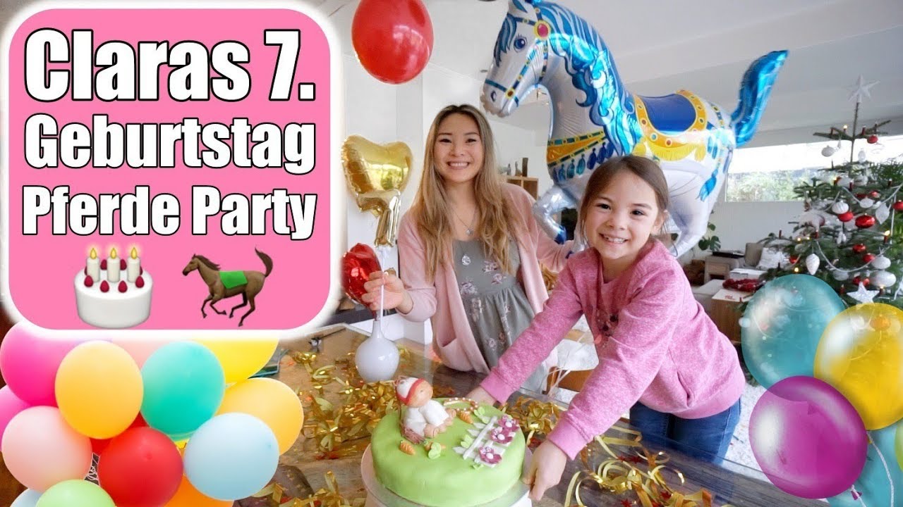 Claras Geburtstagsparty 🎂 Strahlende Augen & Geschenke auspacken | Pferde Torte machen | Mamiseelen