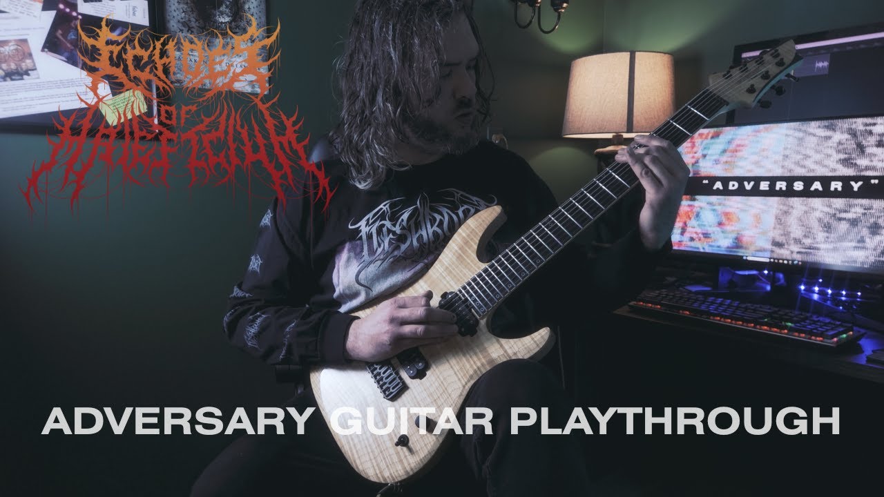 Echoes Of Maleficium - Adversary (Official Guitar Playthrough)