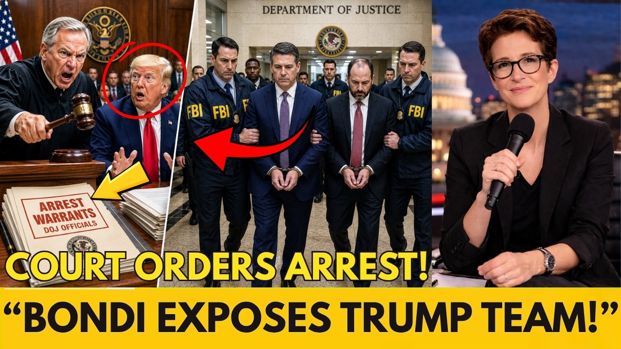 JUDGE STRIKES TRUMP! Sudden Arrest Warrants Issued For High-Profile DOJ Officials!