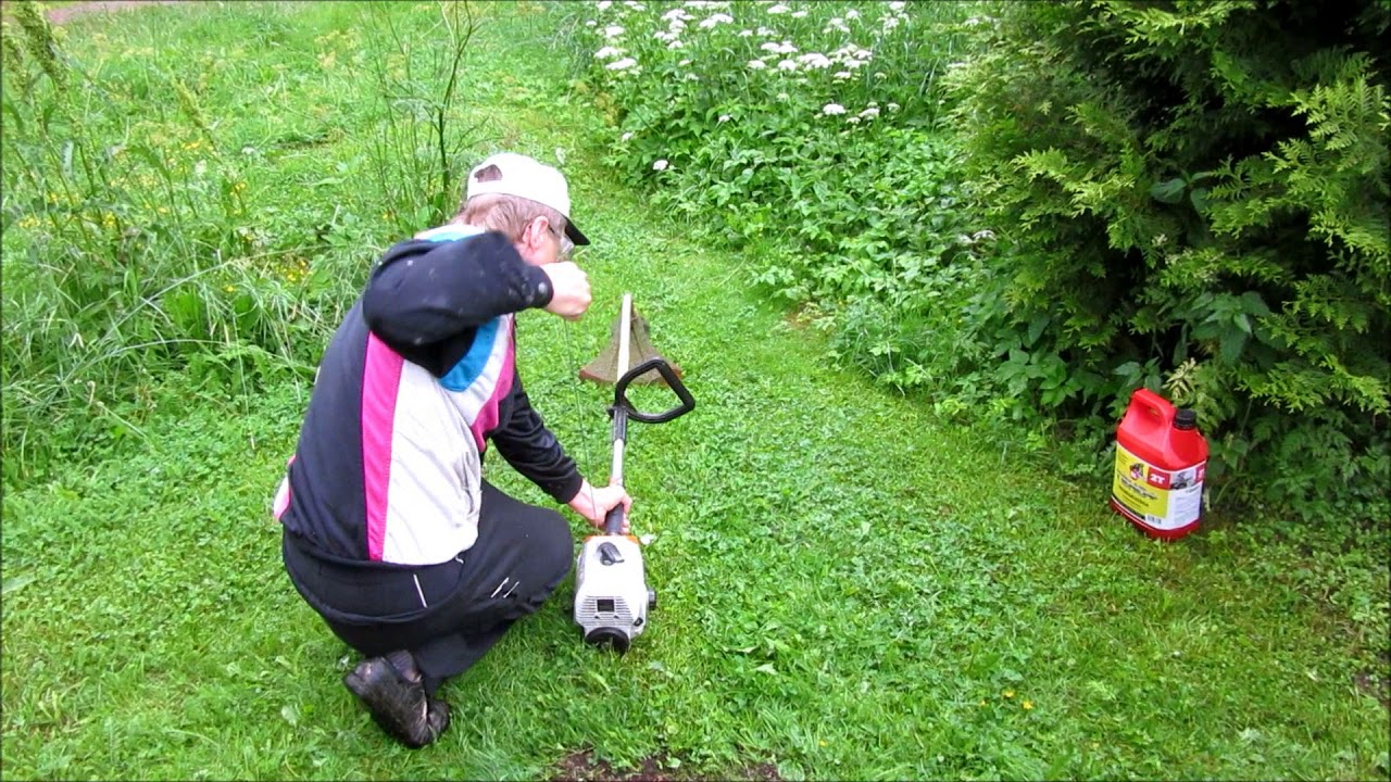 STIHL trimmerin käyttö