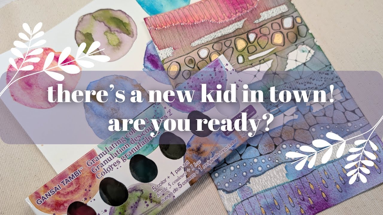 Kuretake Granulating Colors 2! Let's Play!