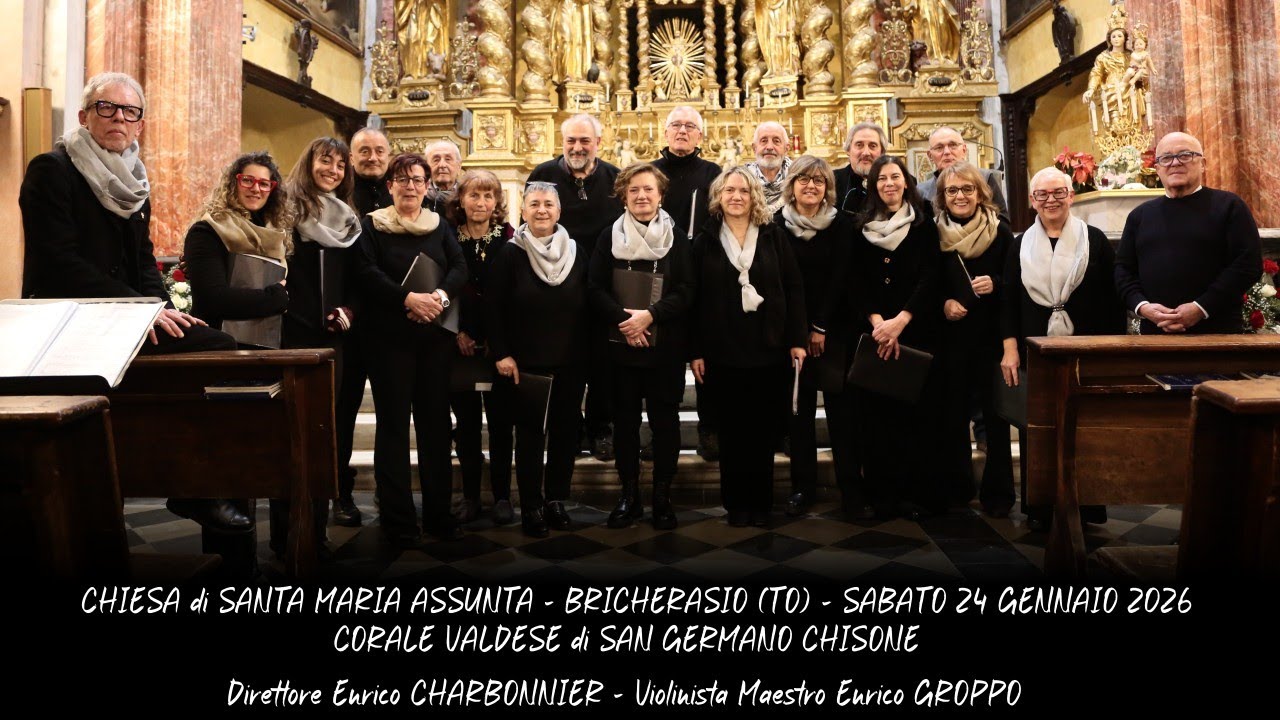 Corale Valdese di San Germano Chisone - Concerto a Bricherasio (TO)