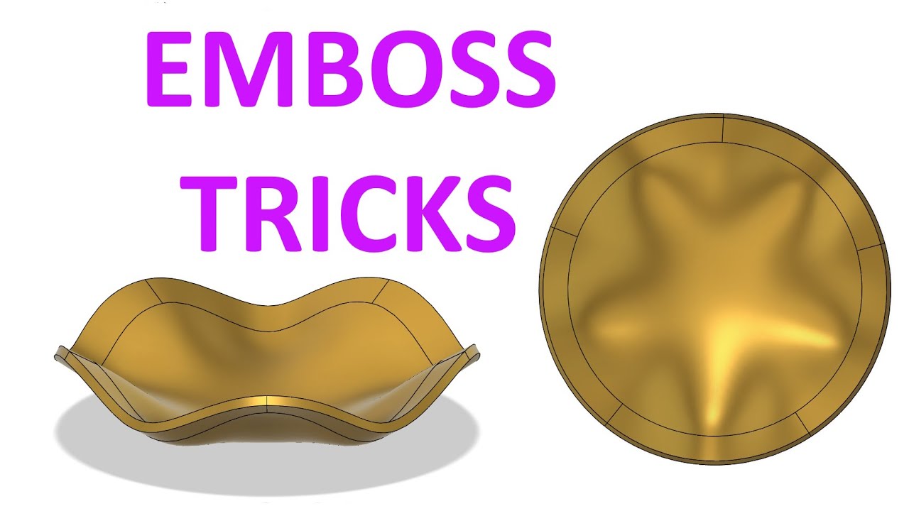 Emboss used in odd ways