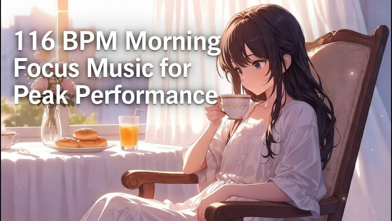 116 BPM Morning Focus Music for Peak Performance