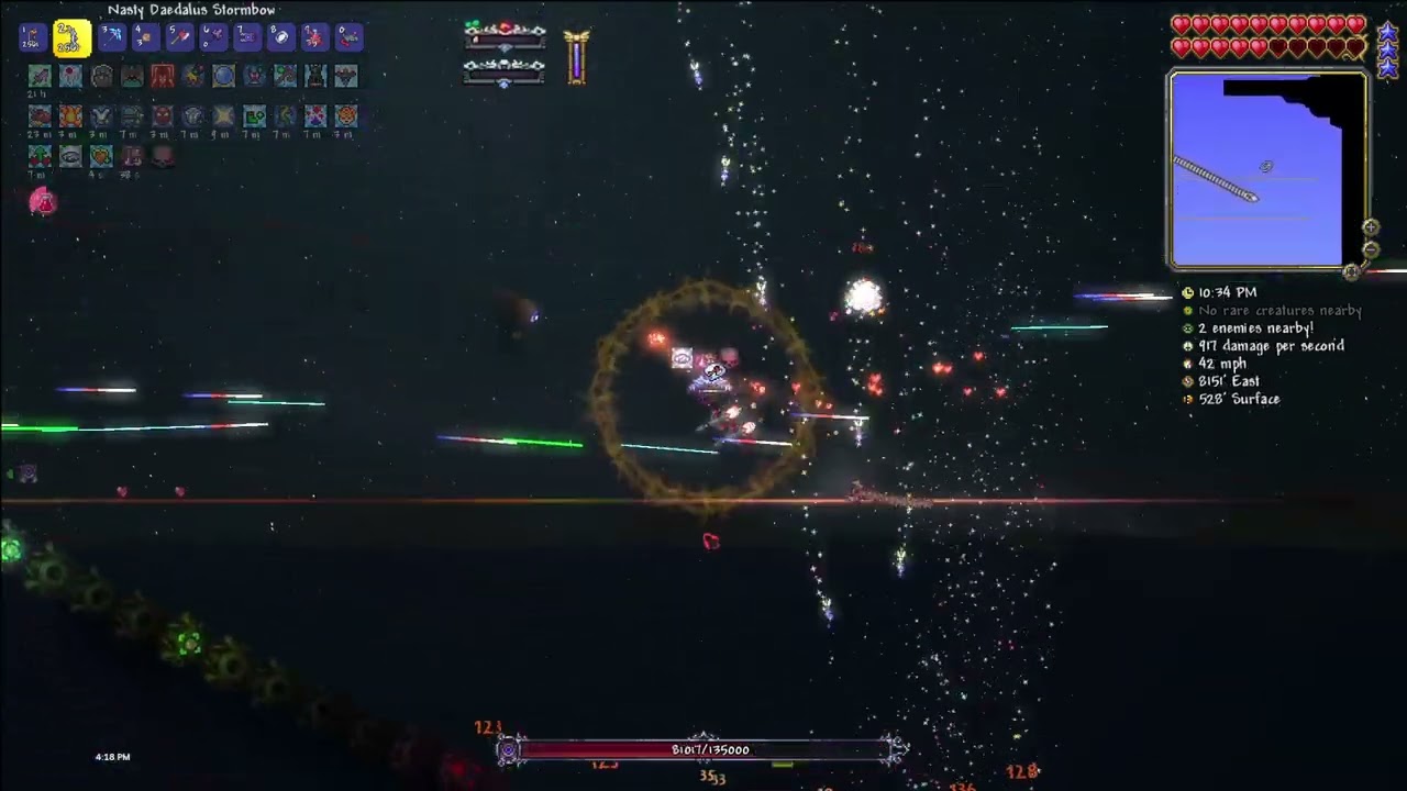 terraira calamity mod the destroyer boss fight (revengeance mode)