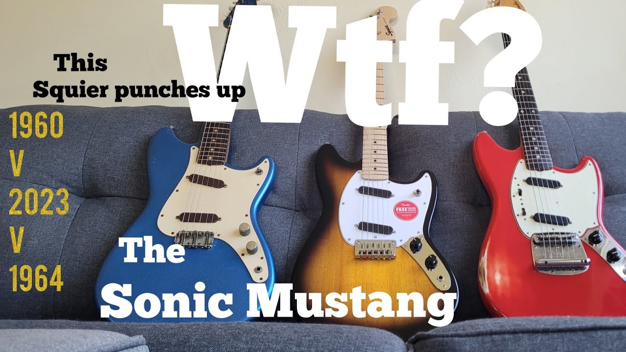 Обзор Squier SONIC Mustang! против 1960 и 1964 годов