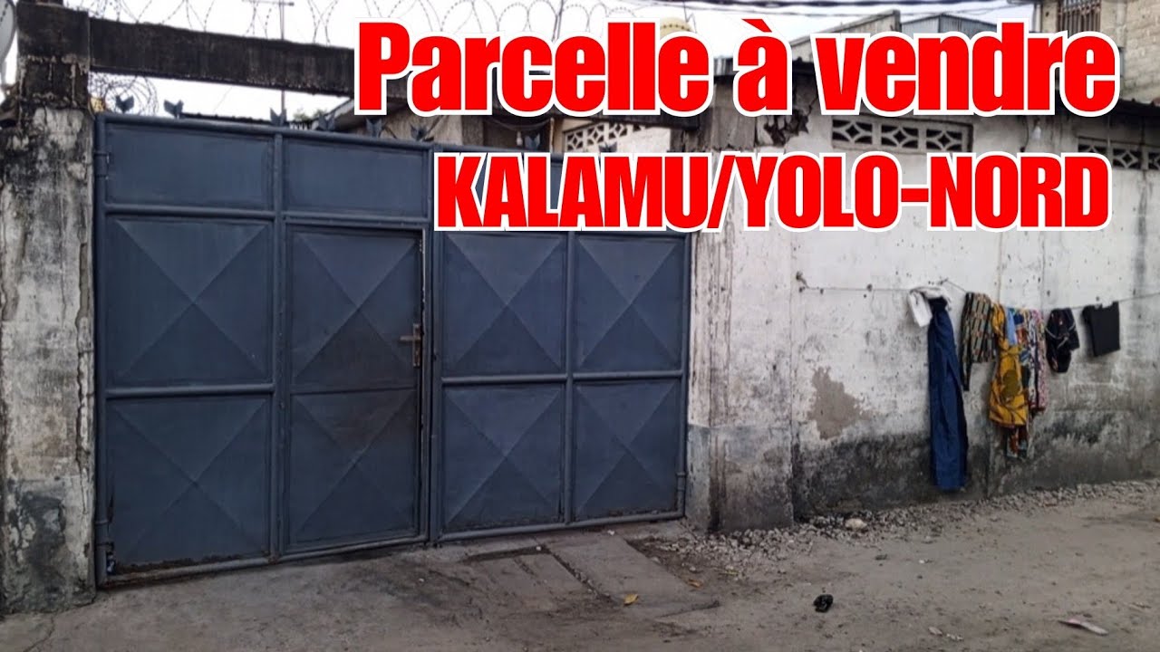 👉COMMUNE DE KALAMU/YOLO-NORD;PARCELLE MISE EN VENTE AVEC UN CHANTIER DE 2 CHAMBRES,SALON,ETC...