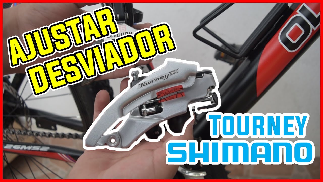 ¿Cómo Ajustar DESVIADOR Delantero MTB? - Desviador SHIMANO TOURNEY TX