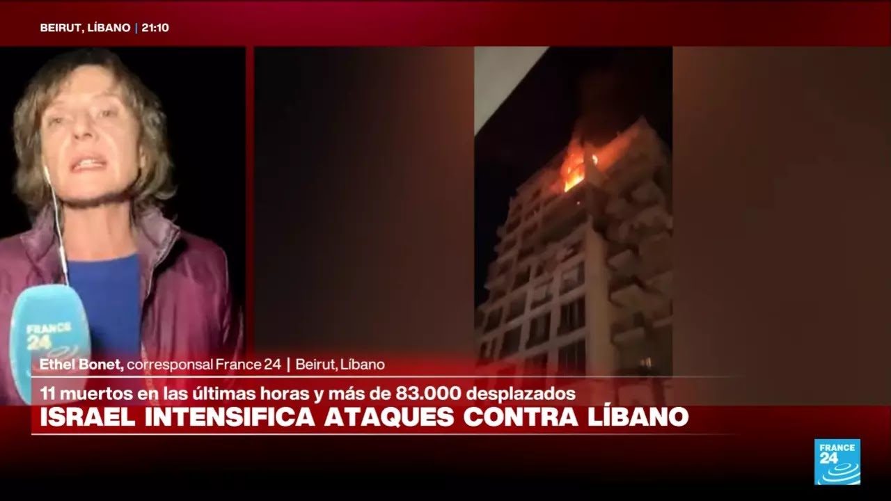 Escalada en Medio Oriente: desplazamiento masivo en Líbano tras ataques israelíes