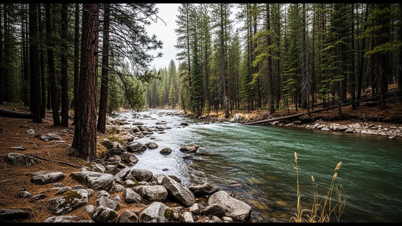 River Stream Ambience 🌊 Relaxing Water Sound for Focus, Study, and Serenity #862
