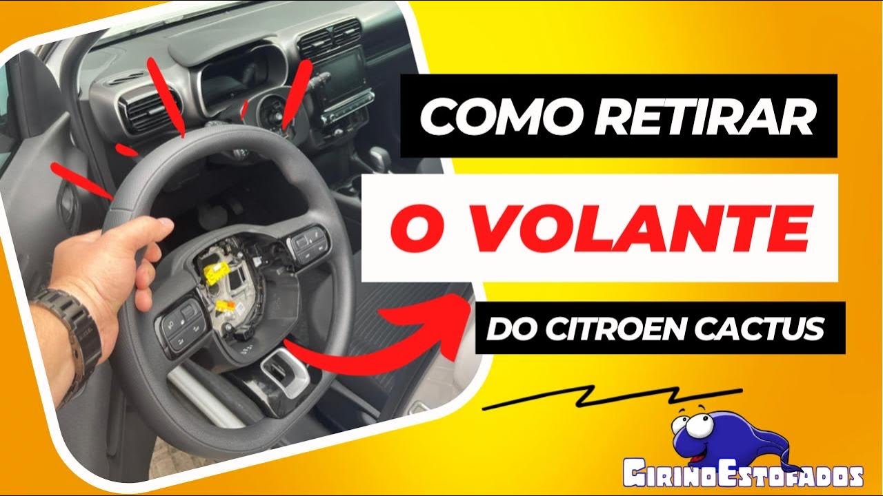 Como Retirar AirBag e Volante Do Citröen Cactus