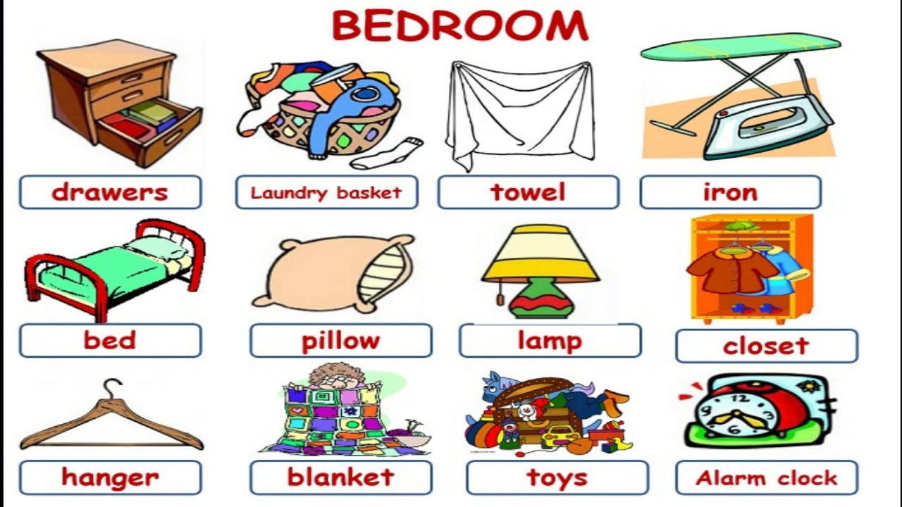 3AC_English_semaine_Vocabulary items related to house