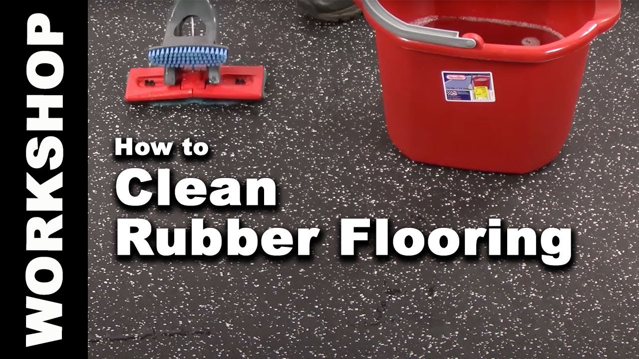 How to Clean Rubber Flooring in 4 Easy Steps