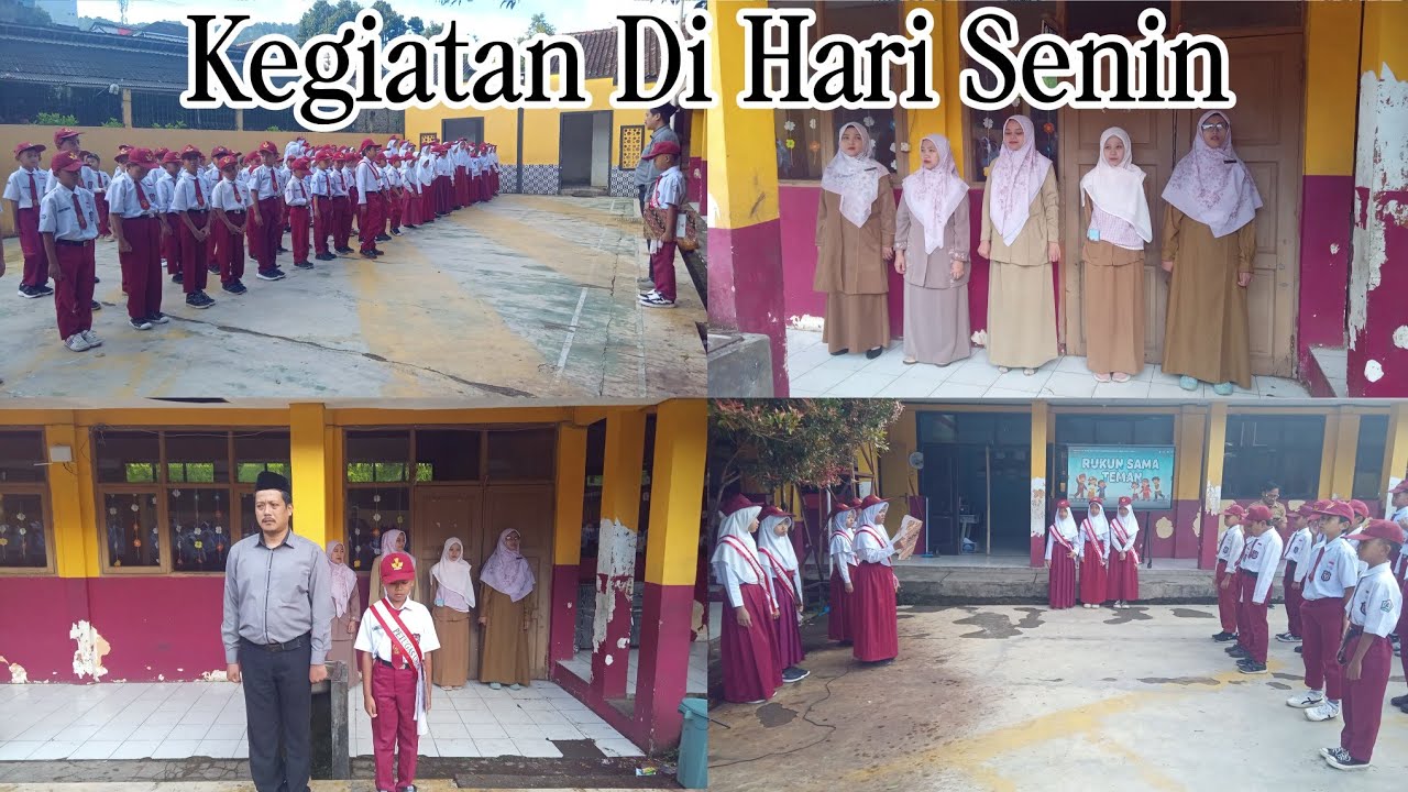 Kegiatan di hari senin pagi yang cerah