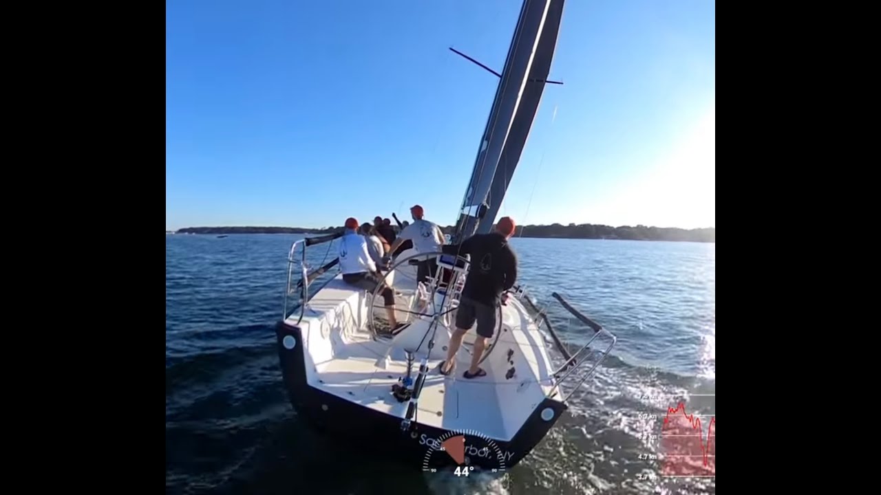 Obsidian J111 - 1st Fall Series Race - Experimenting with the Gopro -