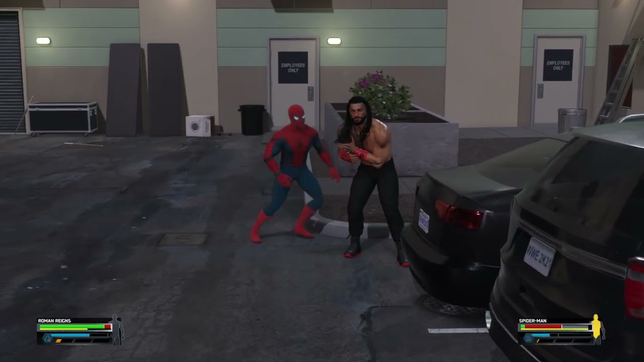 What if Roman Reigns Fought Spider-Man?|🔥 Backstage Brawl 