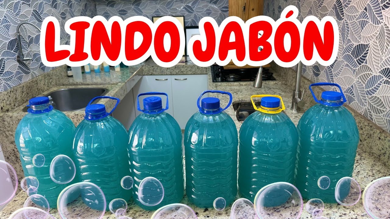 🔴CÓMO HACER DETERGENTE CERO ALCOHOL FÁCIL Y RÁPIDO
