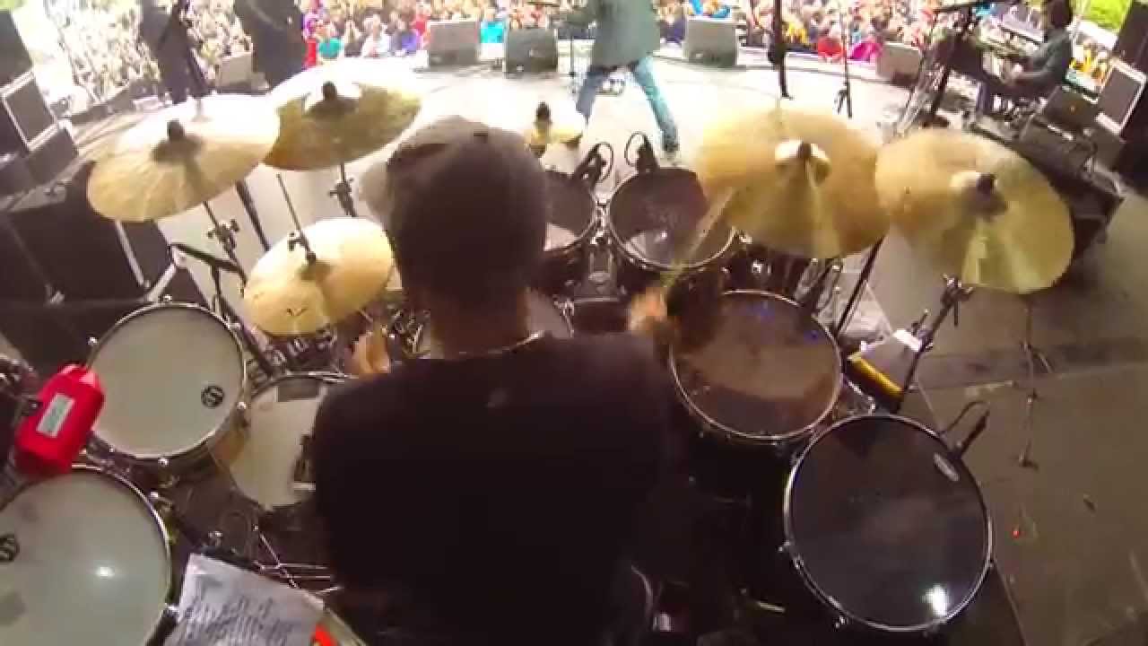Pete Ray Biggin Drum Cam with level 42 in denmark 1.6.13 GoPro 3 Hero Black audio glitching problem