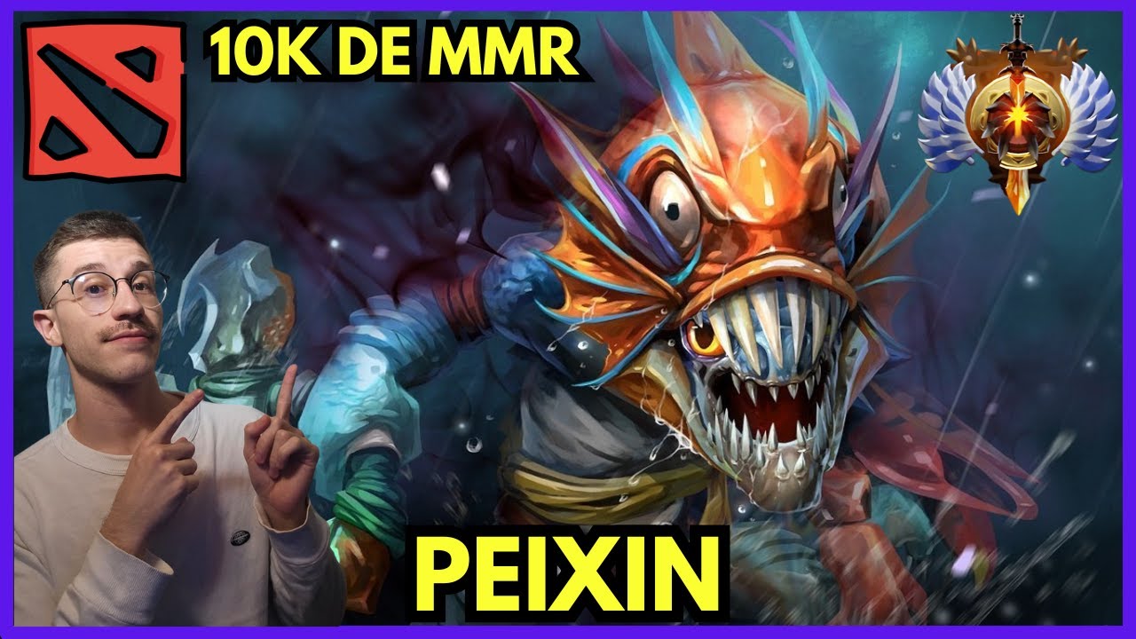 OLHA O PEIXE!!! Slark HardCarry no Patch 7.39c... 10k de MMR... #dota2 #dota2brasil