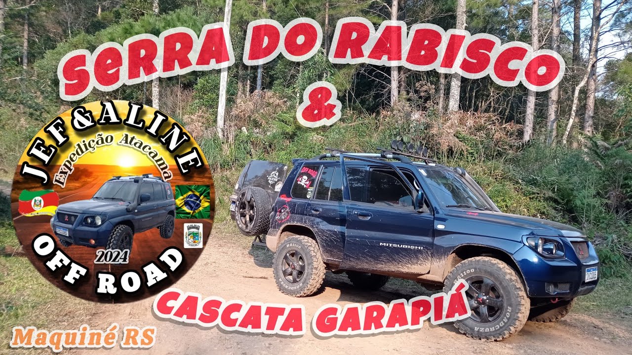 TR4 na cascata do Garapiá & Serra do Rabisco RS