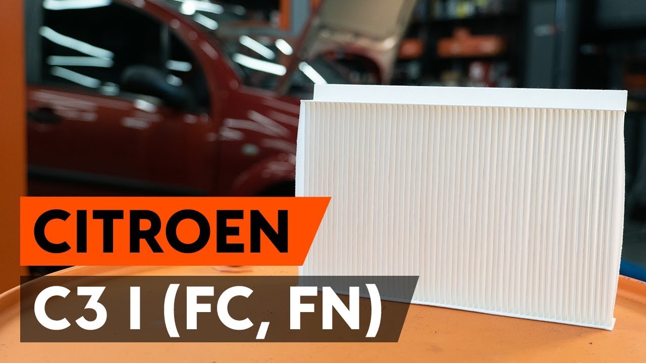 Jak vyměnit kabinový filtr na CITROEN C3 1 (FC, FN) [NÁVOD AUTODOC]