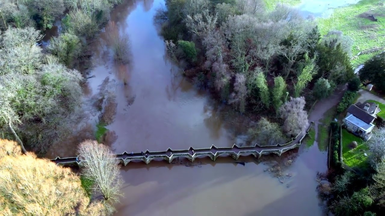 Great Haywood Essex Bridge and Shugborough Hall December 2020