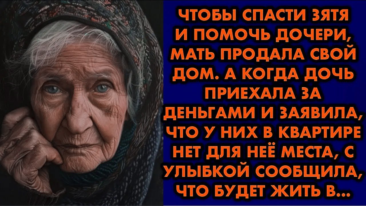 Чтобы спасти зятя и помочь дочери, мать продала свой дом. А когда дочь приехала за деньгами и…