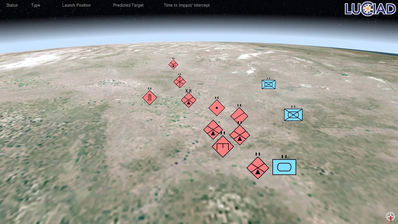 Luciad Map in Missile Defense Large