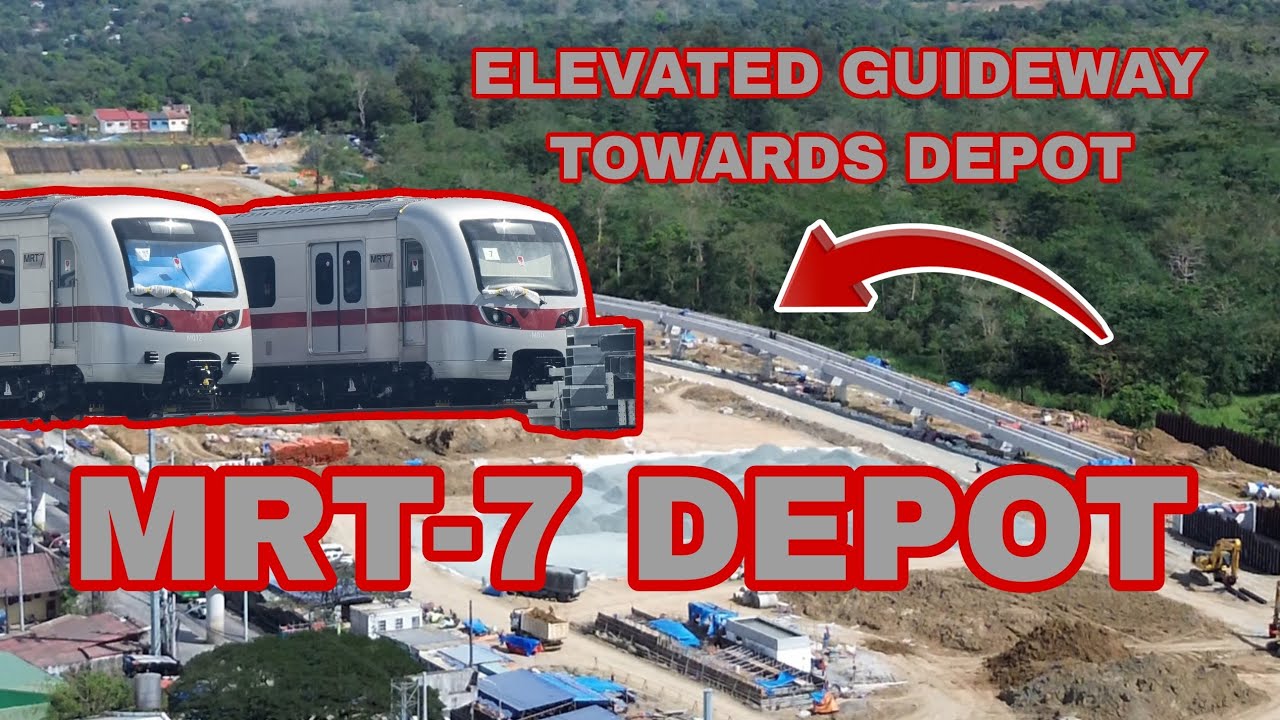 MRT-7 DEPOT UPDATE #MRT7 #DOTrPh #SMC #TNDB #HyundaiRotem #ThirdRail #TrainToBulacan