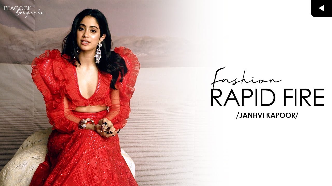 FASHION RAPID FIRE CHALLENGE | JANHVI KAPOOR