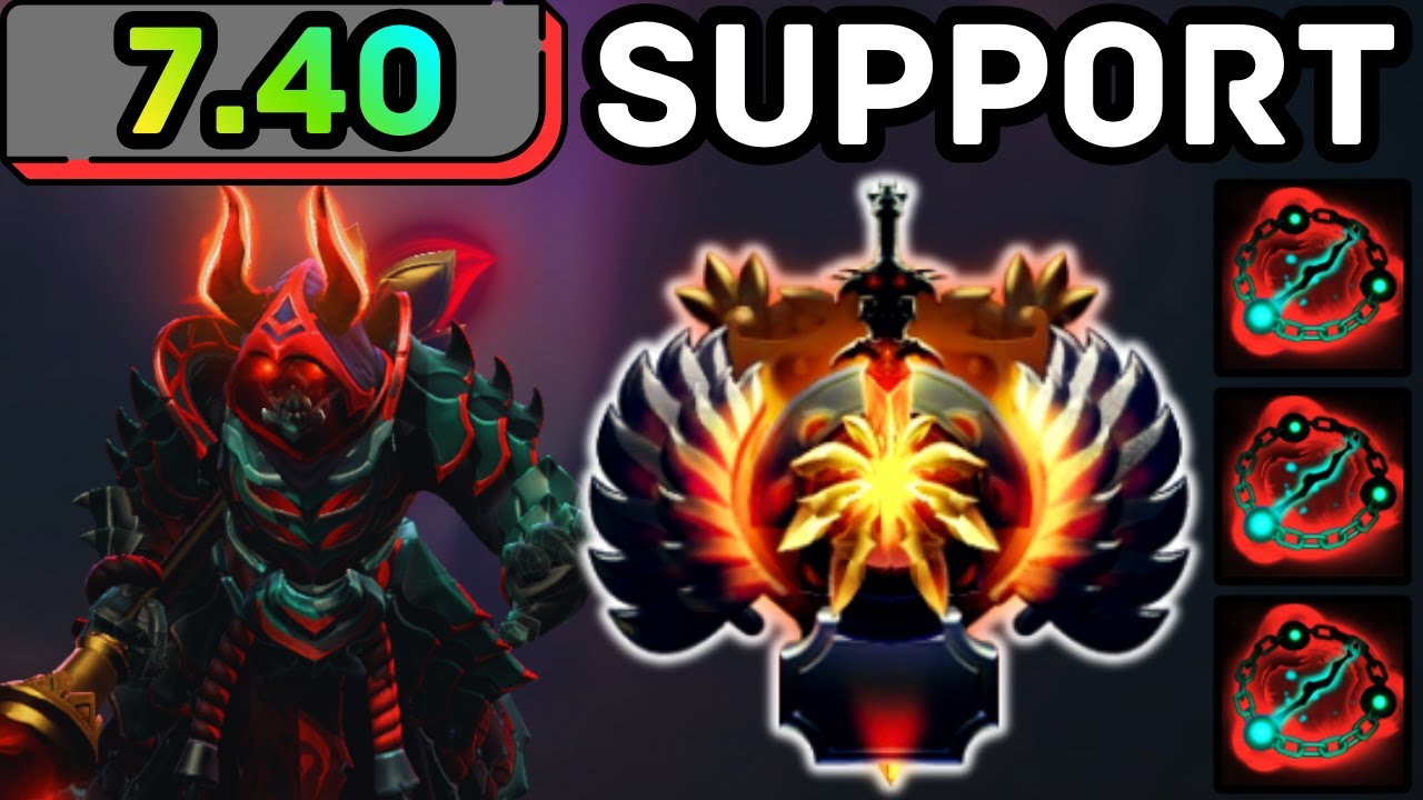 🔥 NEW PATCH 7.40 GRIMSTROKE HARD SUPPORT NO ESCAPE ANYWHERE | DOTA 2 GAMEPLAY 🔥