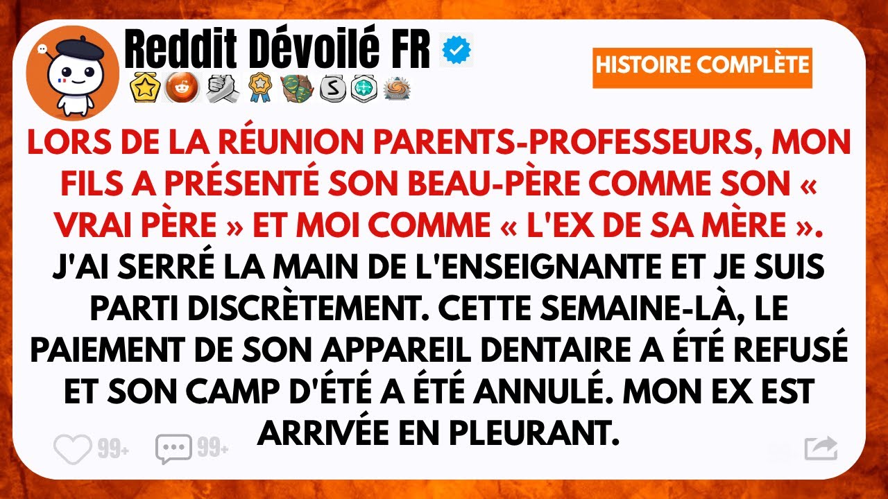 Mon fils a dit : « Lui, c’est mon vrai père. » Moi ? J’étais juste “l’ex de maman”. Alors j’ai agi.
