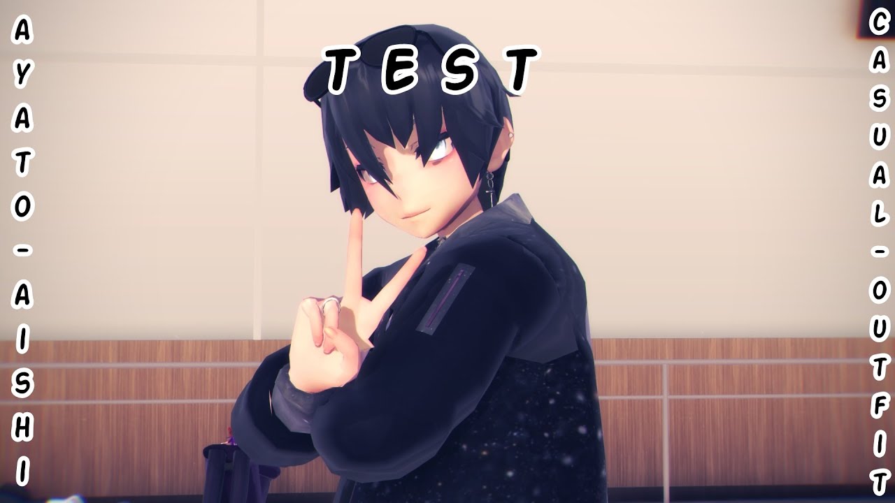 (MMD x Yandere Simulator) Butter [Ayato Aishi Casual Model Test]