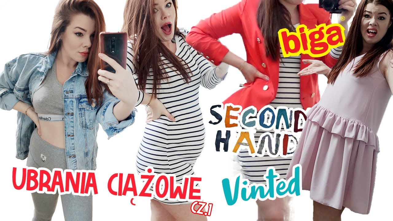 Ubrania CIĄŻOWE z drugiej ręki VINTED, CIUCHOLAND