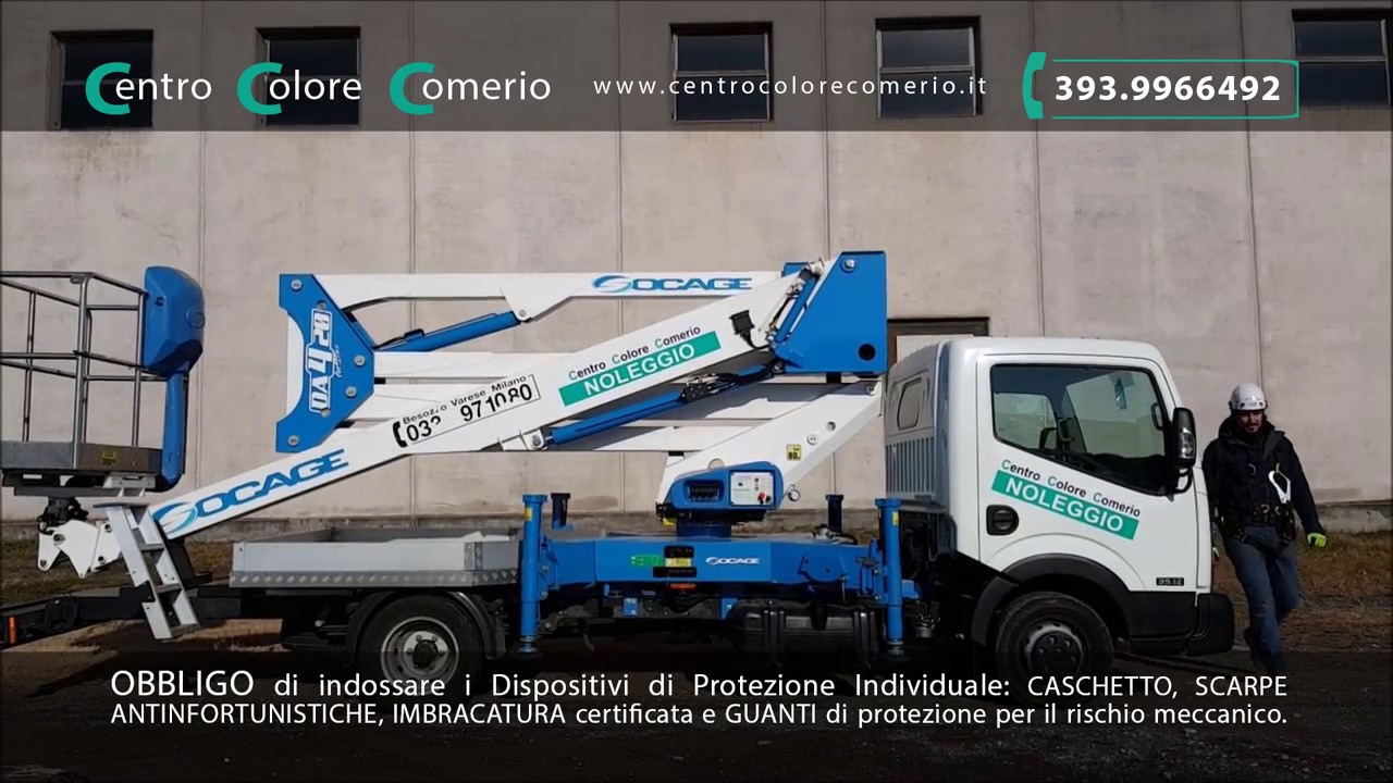 Piattaforma Aerea Autocarrata 20mt, SOCAGE, DA420