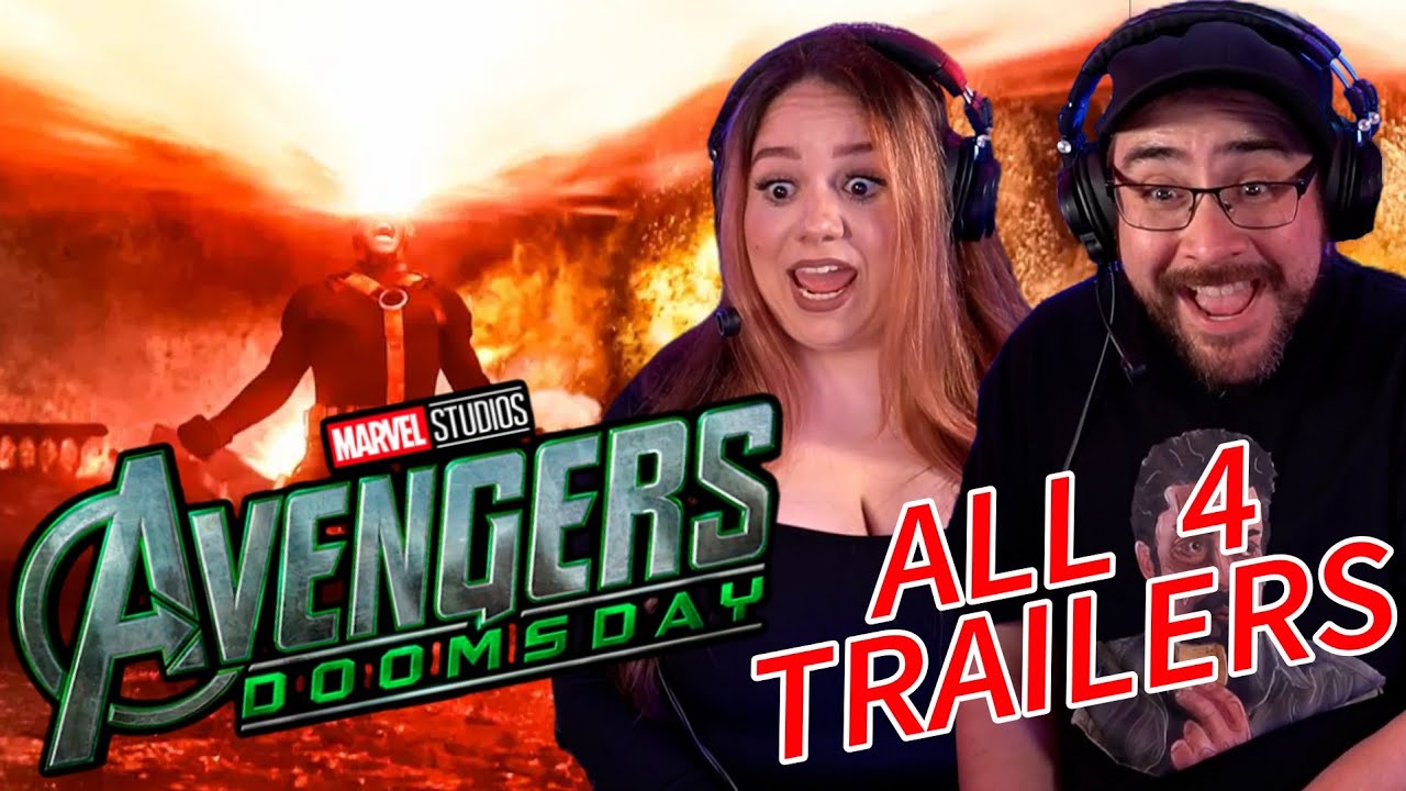 Avengers DOOMSDAY All Teaser Trailer REACTIONS | Captain America, Fantastic Four, X Men, Wakanda