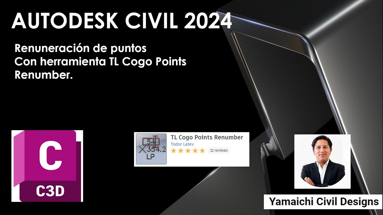Autodesk Civil 3d 2024 (Cogo Points Renumber).