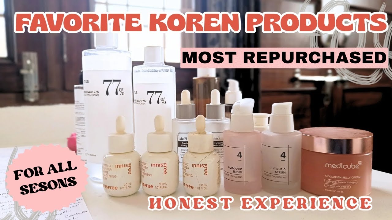 My most favourite korean skincare products | best korean skincare 