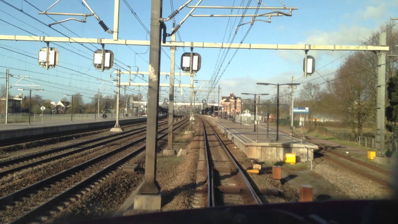 Driver's Eye View TGV Thalys Detour Amsterdam Centraal - Rotterdam Centraal