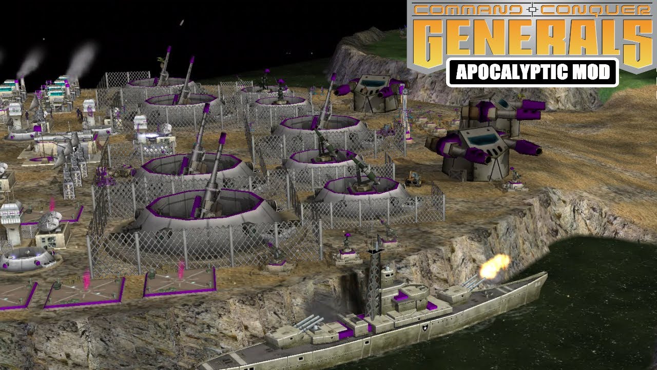 USA DEFENSE VS USA AIRFORCE, CHINA ARTILLERY, CHINA TANKS! C&C Generals Zero Hour Apocalyptic 2.2