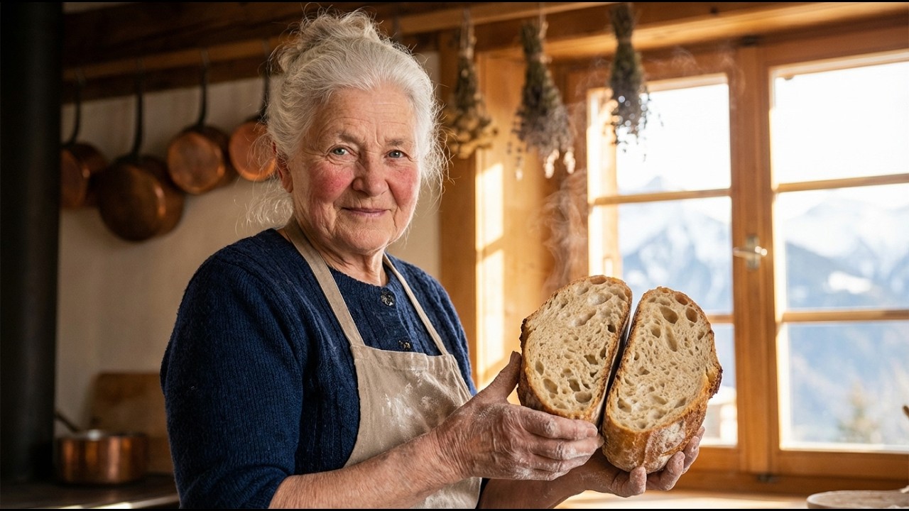Baking Sourdough Bread from Scratch &vert; Cozy Life in the Alps