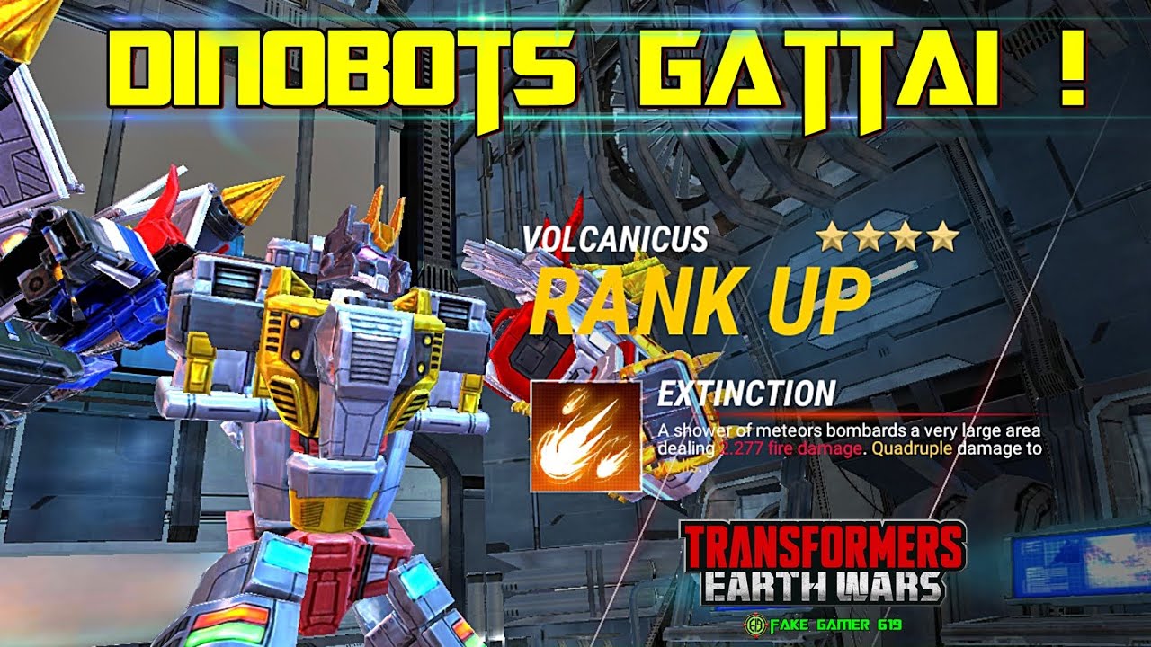 VOLCANICUS RANK-UP ! - Transformers Combiner