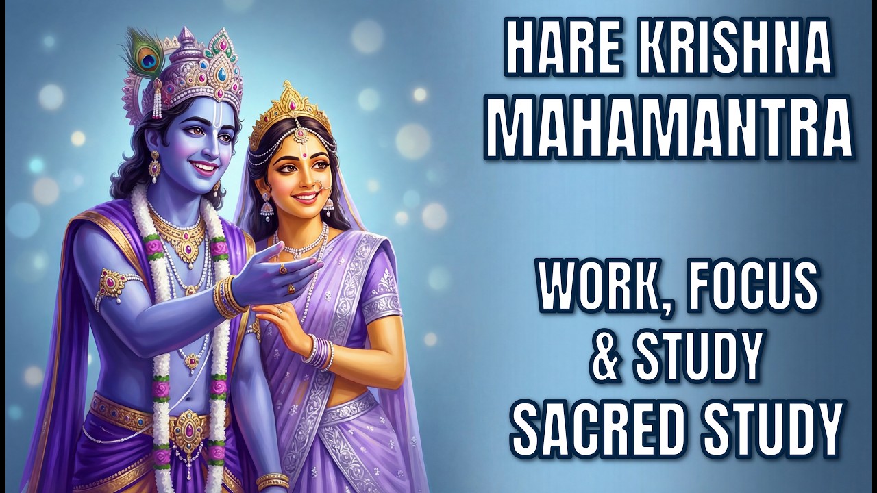 Hare Krishna Focus & Study | 70 BPM | Work Clarity