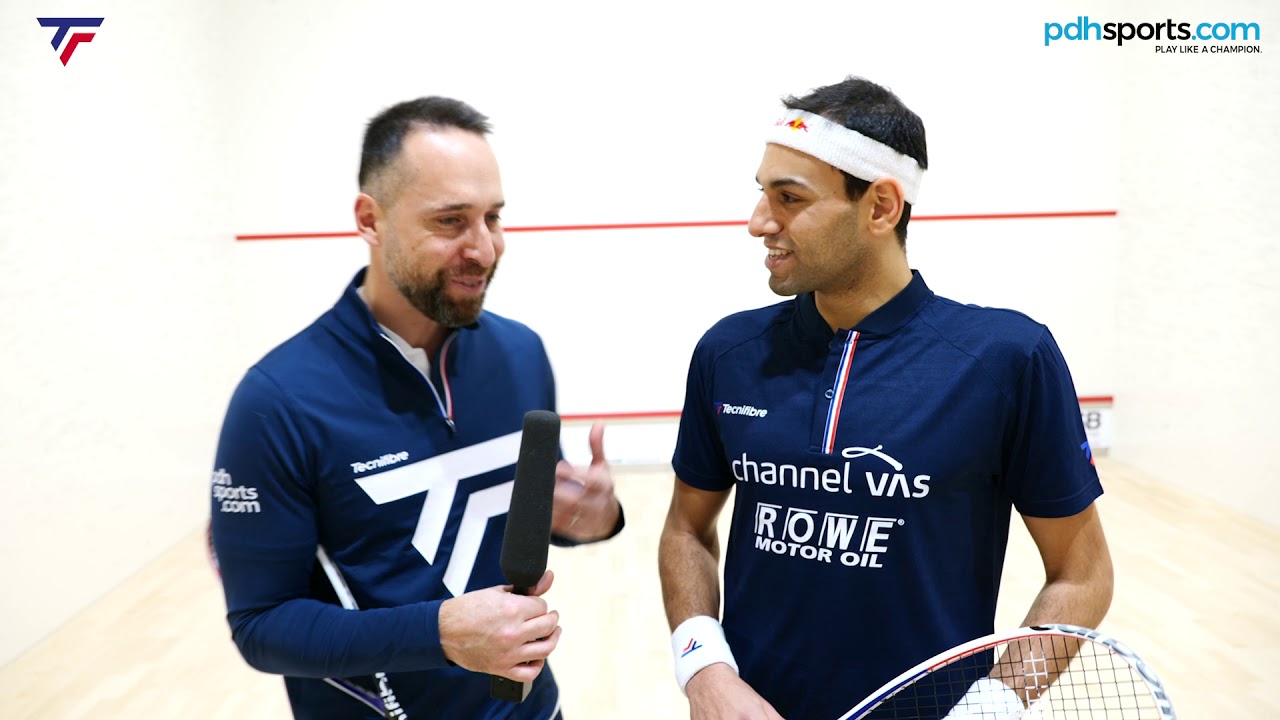 Squash Training drills World no.1 squash player MOHAMED EL SHORBAGY with pdhsports.com New York 2020