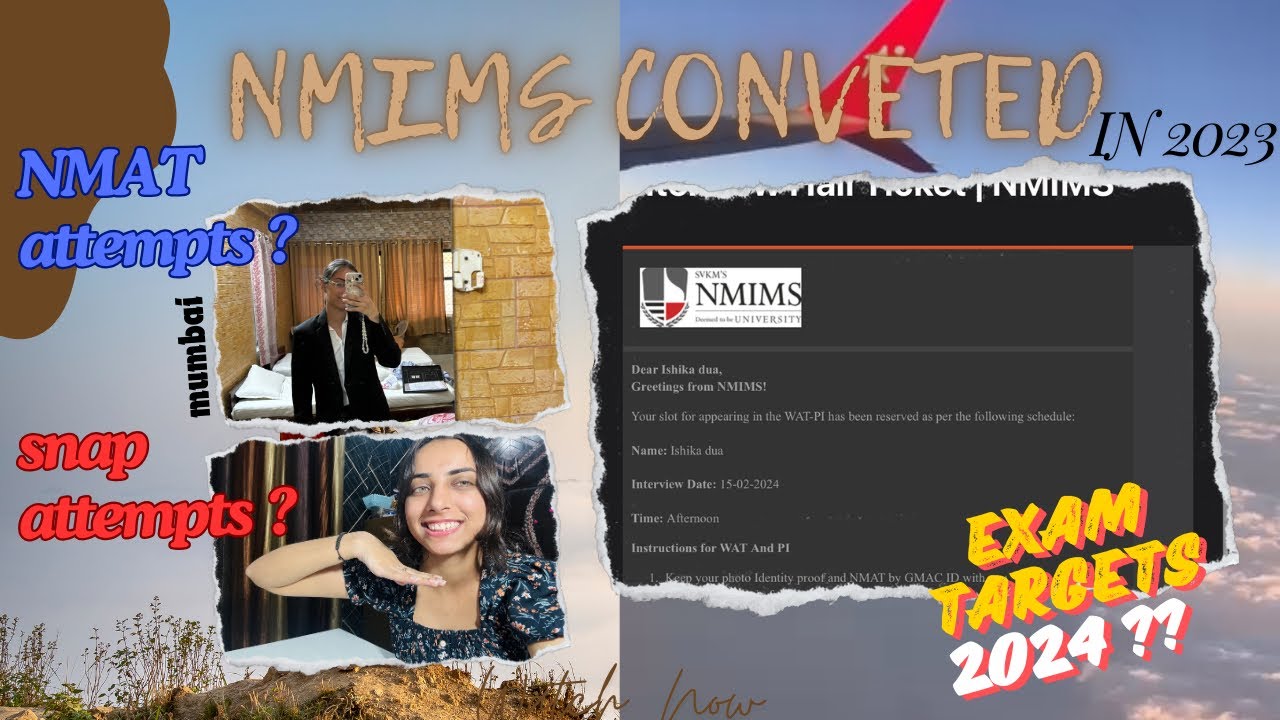 Which exams I am targeting?🔔 NMIMS CONVERTED | Number of attempts ?