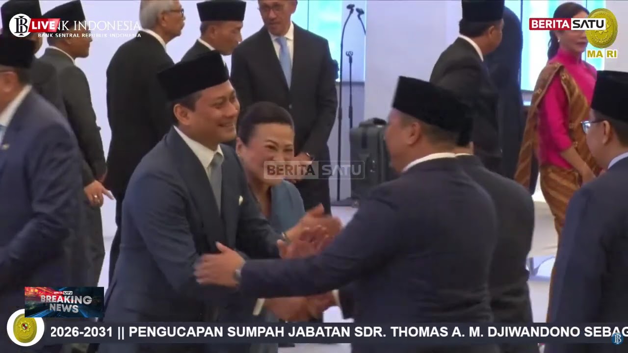 Jabat Deputi Gubernur BI, Thomas Djiwandono Dapat Ucapan Selamat dari Pejabat Negara | BeritaSatu