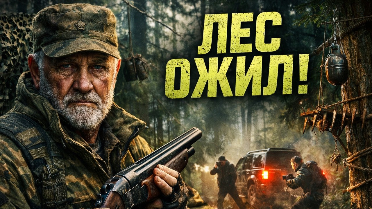Браконьеры решили попугать «деда», но не знали, что он — ЭЛИТНЫЙ ДИВЕРСАНТ ГРУ! Лес ожил...
