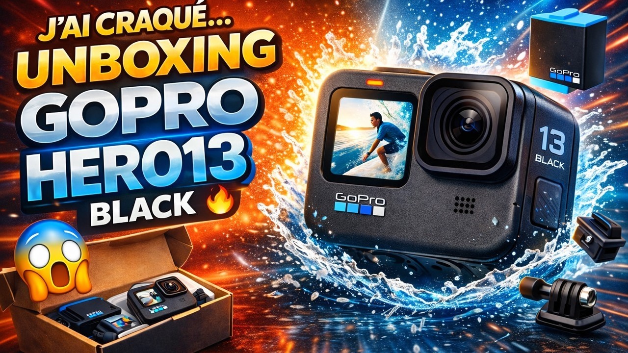 UNBOXING GoPro HERO 13 Black : Bonne ou mauvaise surprise ?