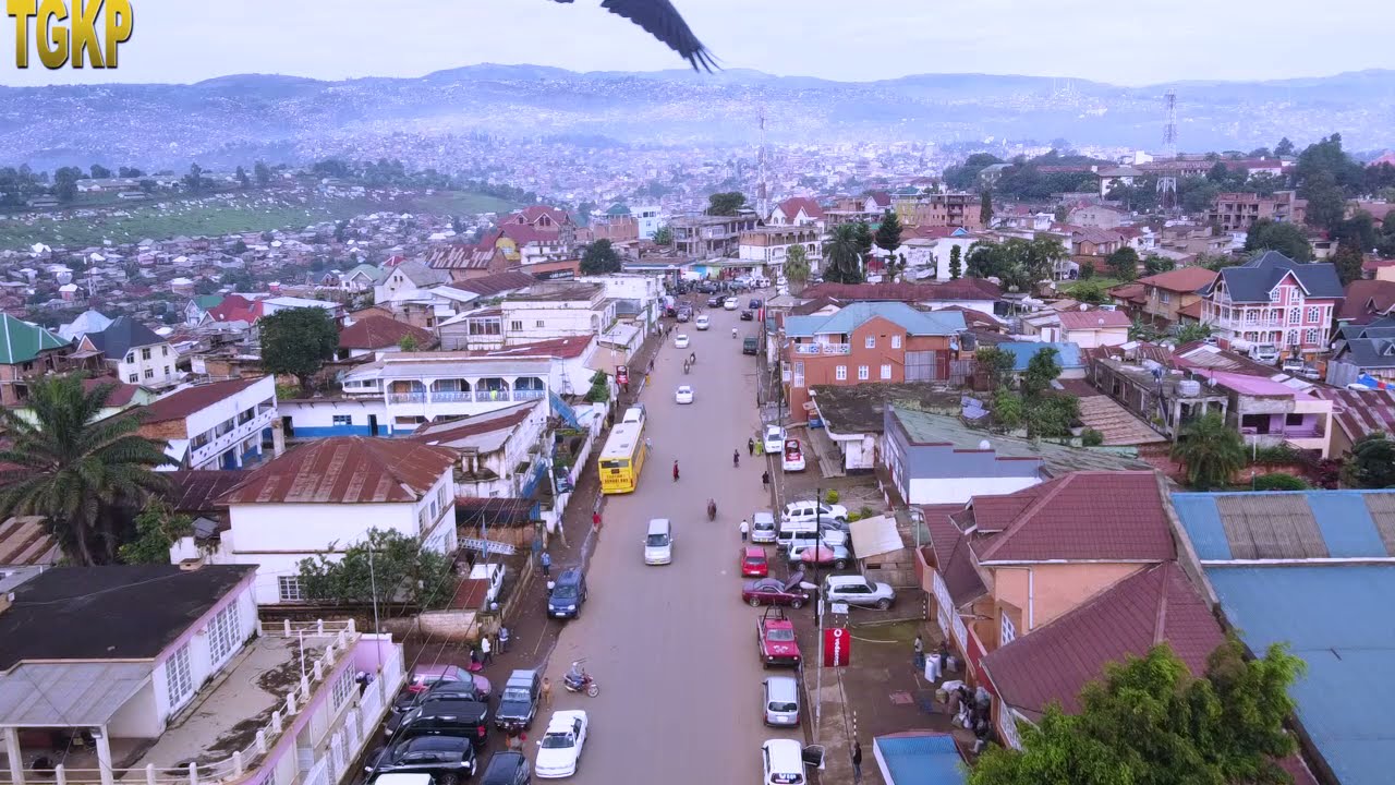 Nguba à Bukavu la vue du ciel