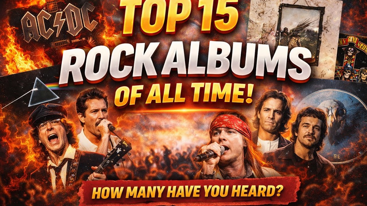 15 BEST SELLING ROCK ALBUMS IN American history
